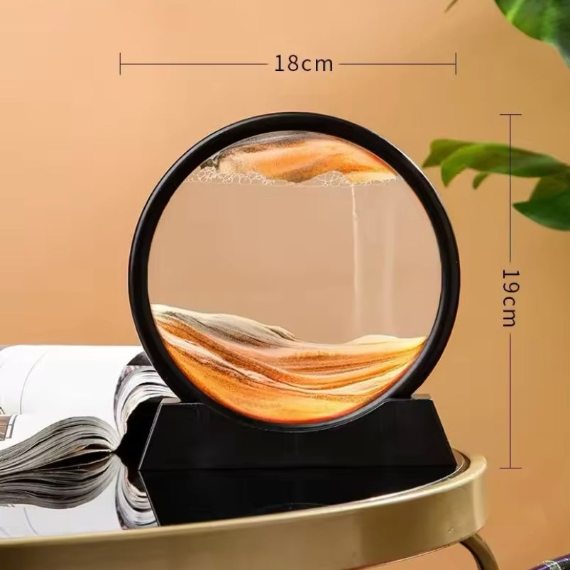 3D Zandloper Drijfzand Kunst