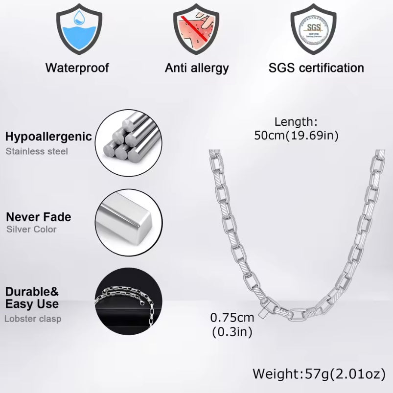 Elegante Reliëf Ketting