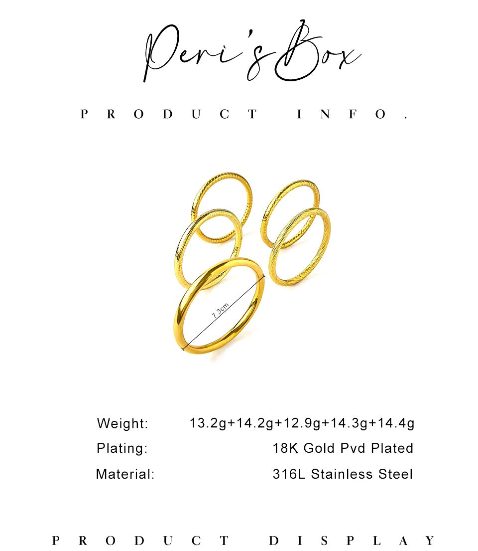 Peri'sbox™ Gouden Non-Fade Massief Vergulde Armband 5