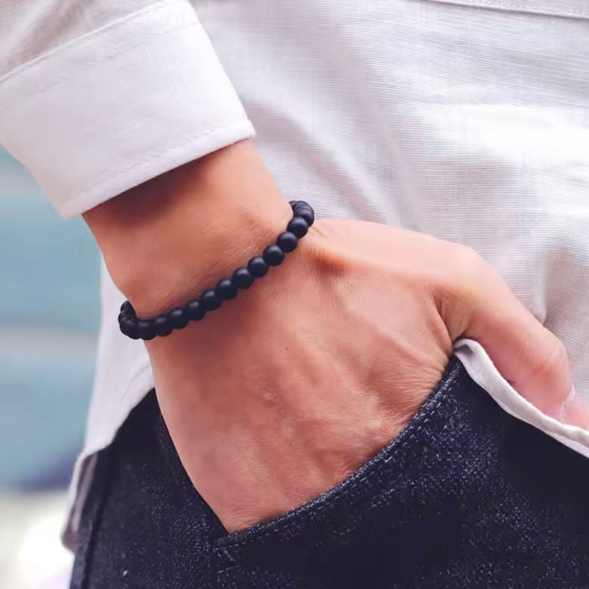 Verstelbare Heren Armband Set – Geluksarmband & Stijlvol Design