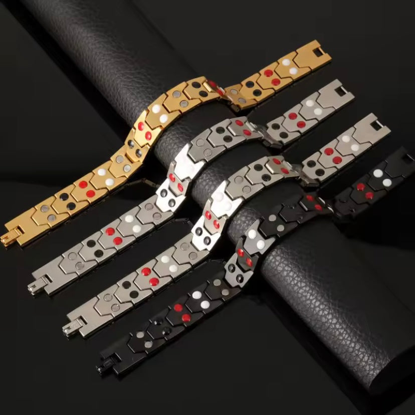 Magnetische RVS Germanium Armband | Gezondheidszorg