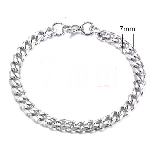 316L RVS Cubaanse Schakel Armband â sChain Vintage Figaro Design voor Mannen en Vrouwen