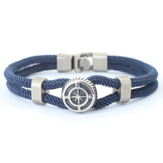 ⚓ Breng de zee tot leven met onze maritieme armbanden! Blauwe NavigaBand