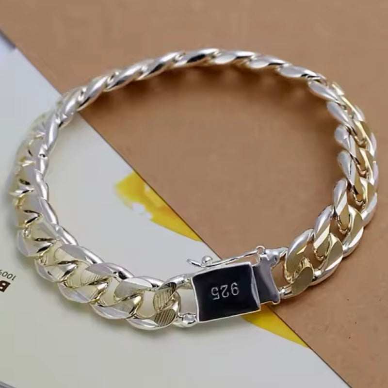 Exclusieve Set van 5 Lapis Lazuli & 925 Zilver Armbanden – Luxe & Betekenisvolle Stijl
