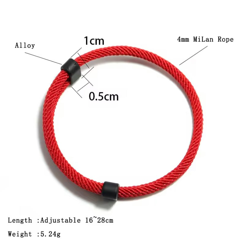Verstelbare Heren Armband Set – Geluksarmband & Stijlvol Design