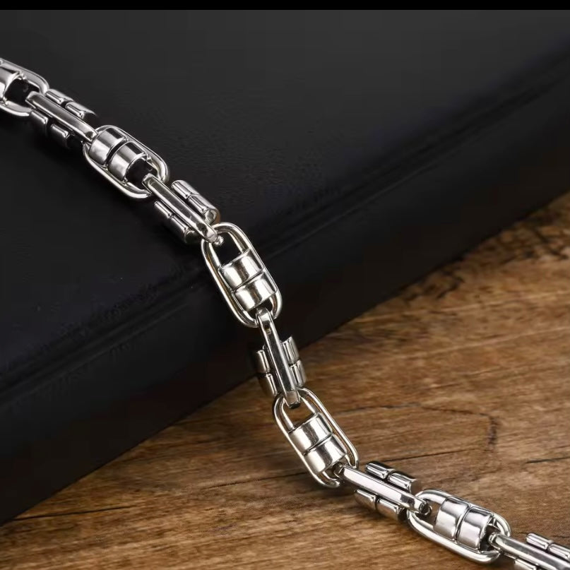 Brother® Aurelius RVS Byzantijnse Schakelarmband