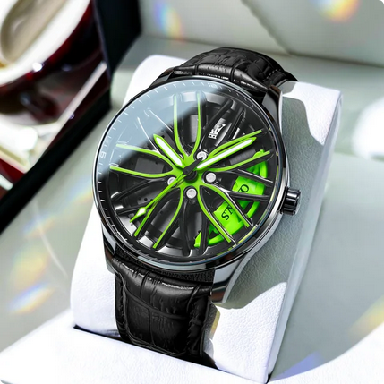 Olevs Wiel Heren Luxe Horloge