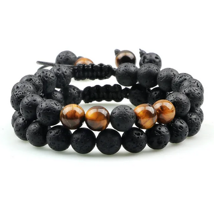 Perles de lave noires EarthSpirit™