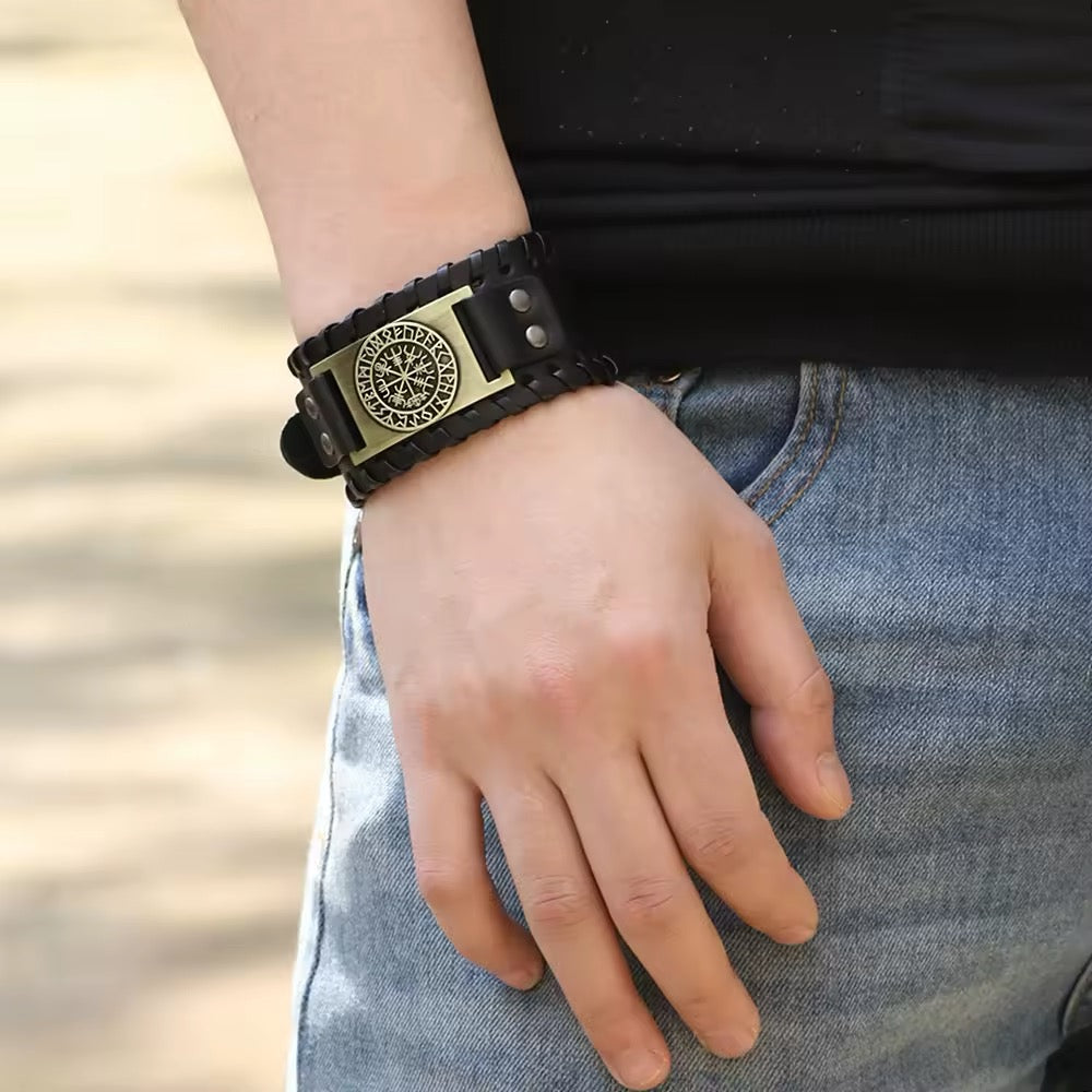 Krachtige Viking Wolf Armband voor Mannen – Voor de Stoere Stijl van Badr Hari
