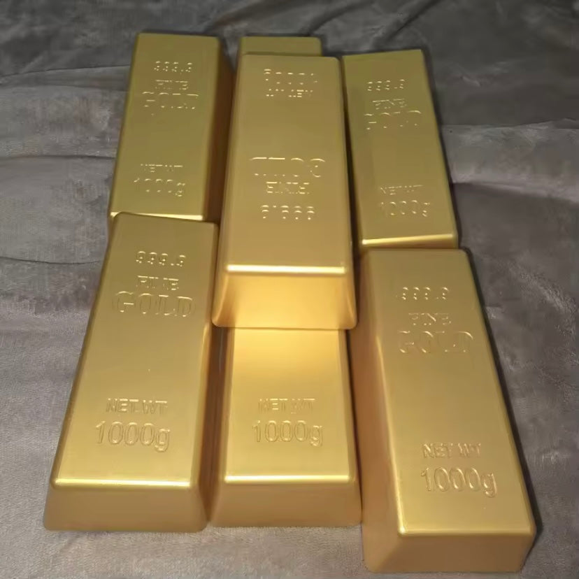 Fake Gold Bar – Realistische Goudstaaf van Plastic | Decoratie, Presse-papier & Speelgoed