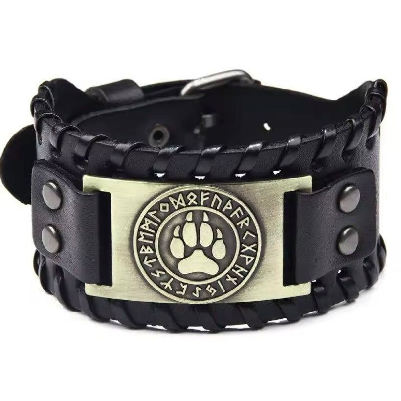 Krachtige Viking Wolf Armband voor Mannen – Voor de Stoere Stijl van Badr Hari