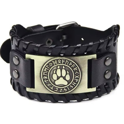 Krachtige Viking Wolf Armband voor Mannen – Voor de Stoere Stijl van Badr Hari