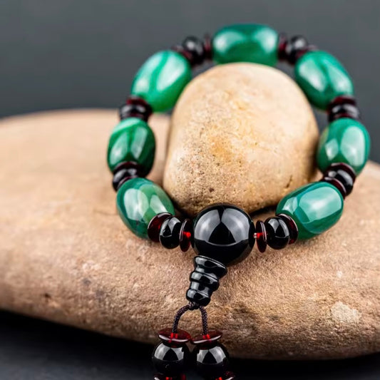 Brothers® Groene Agaat Armband 13m