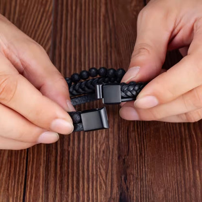 Hoogwaardige Leren Armbanden 1+1 Gratis