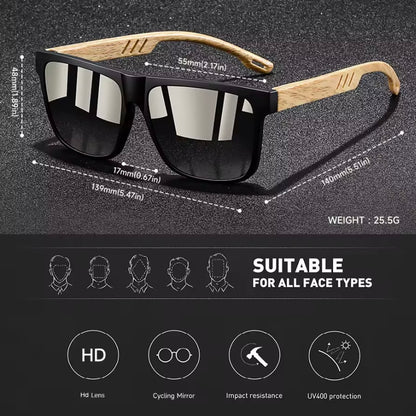 Sportbril Wood