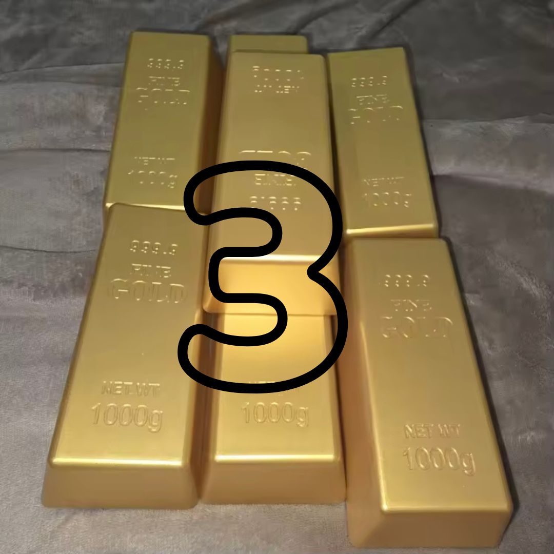Fake Gold Bar – Realistische Goudstaaf van Plastic | Decoratie, Presse-papier & Speelgoed