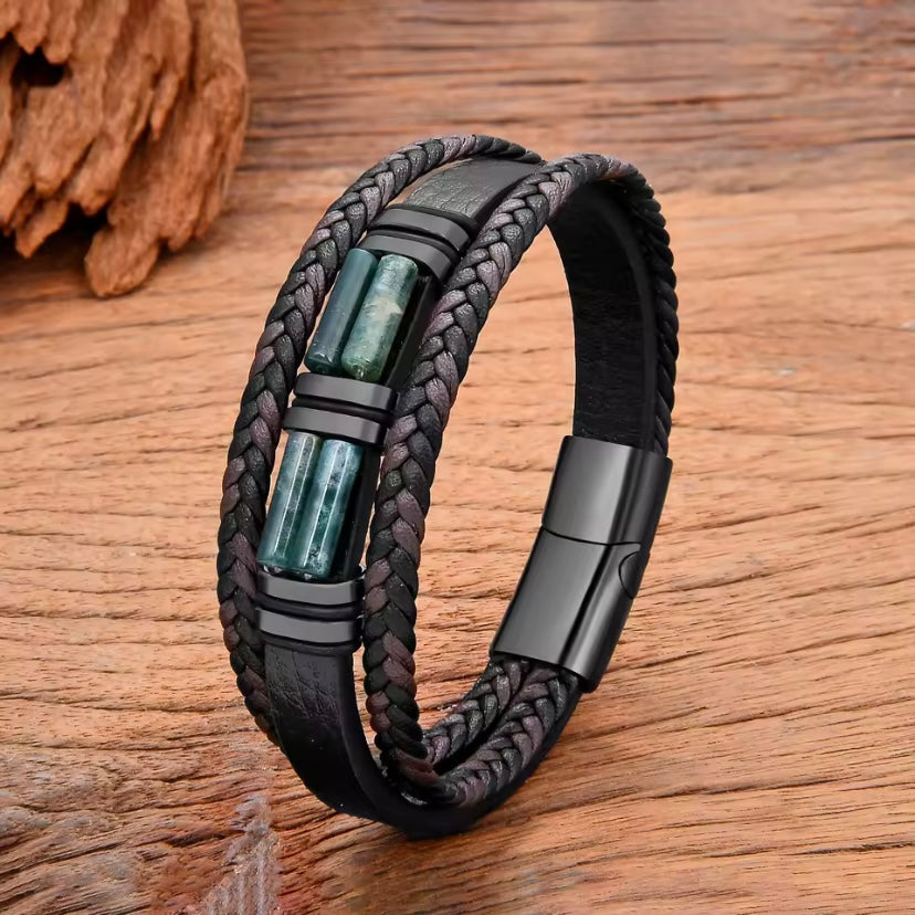 Armband Moss Agate