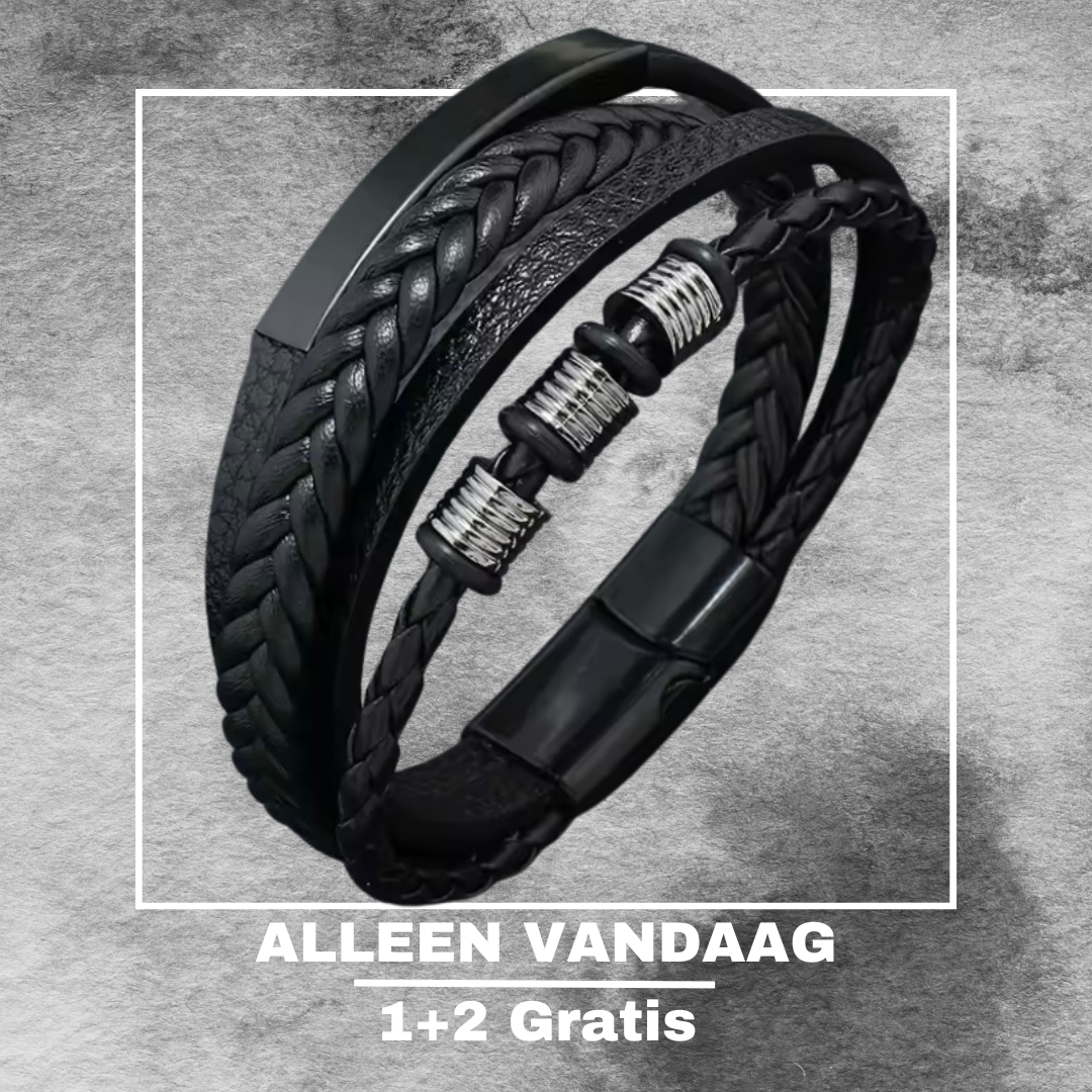 1+2 Aanbieding: Luxe Armbanden voor de Gentleman