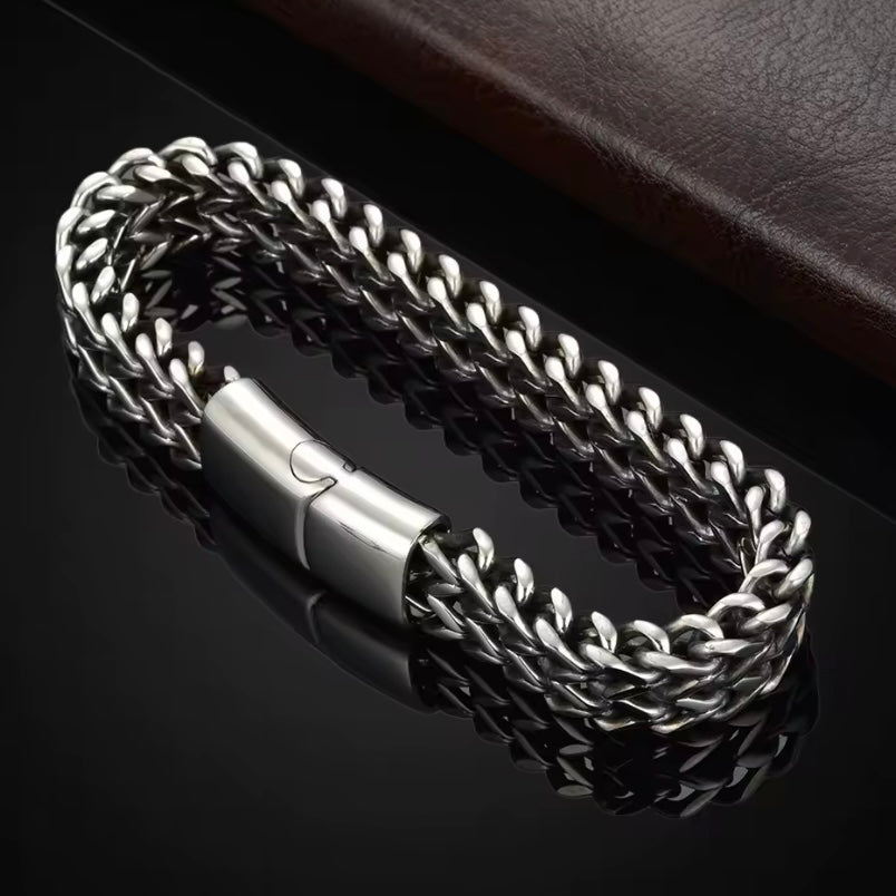 Kielor™ Dubbel Gevlochten RVS Armband