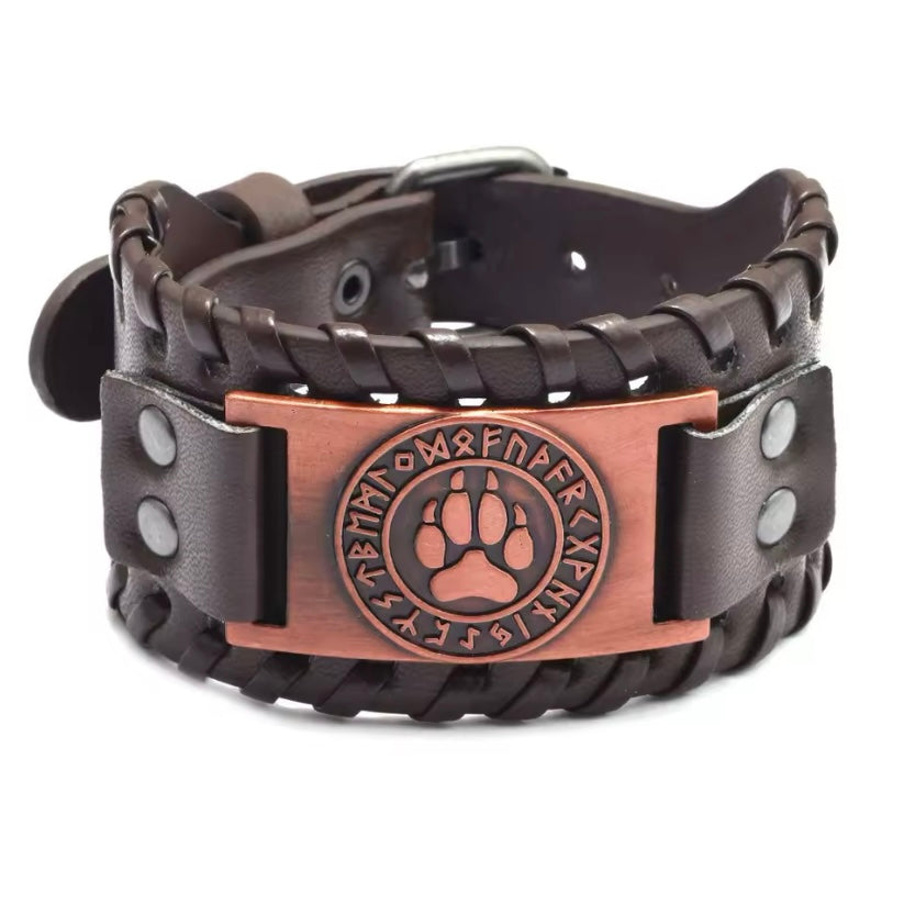 Krachtige Viking Wolf Armband voor Mannen – Voor de Stoere Stijl van Badr Hari