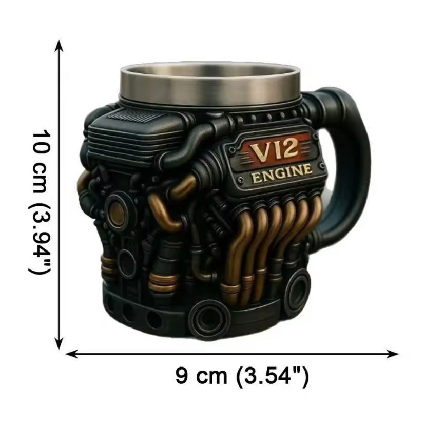 V12 Motor Koffiemok