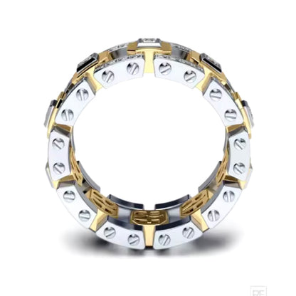 925 Sterling Zilveren Ring - Fashion Statement voor Vrouwen, Verloving en Bruiloft