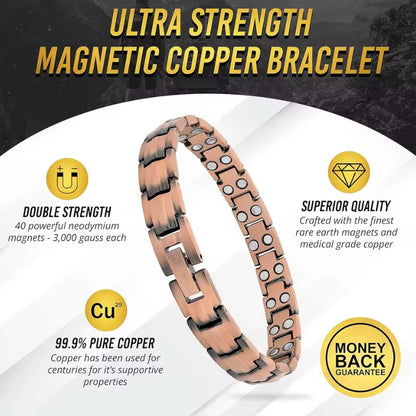 CopperÉlise koperen magnetische armband