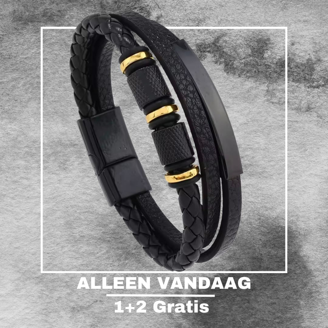 1+2 Aanbieding: Luxe Armbanden voor de Gentleman
