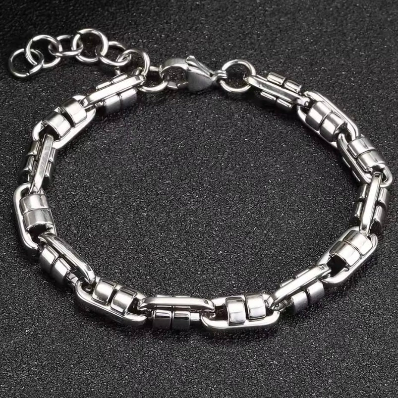 Brother® Aurelius RVS Byzantijnse Schakelarmband