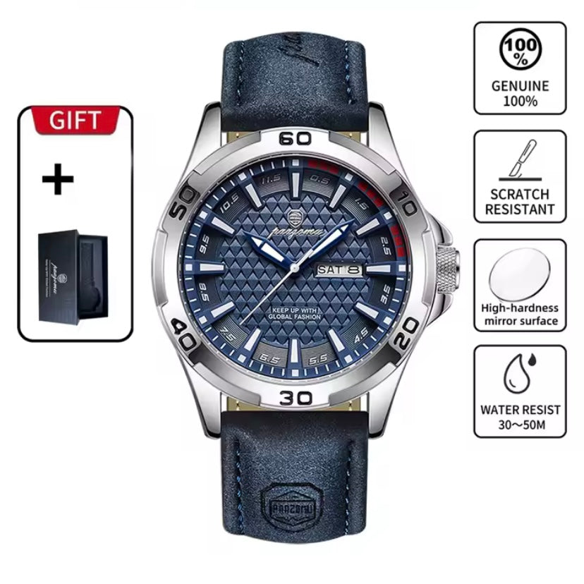 Paazomu - Luxe Heren Horloge - Waterdicht | Quartz