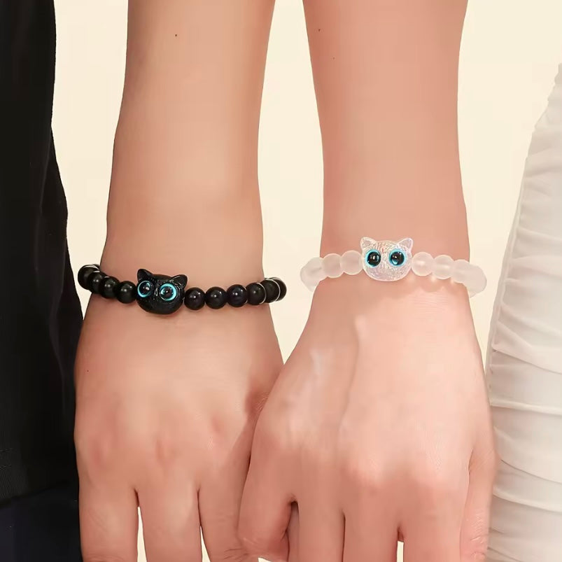 Lichtend hart en gotische kat