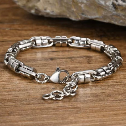 Brother® Aurelius RVS Byzantijnse Schakelarmband