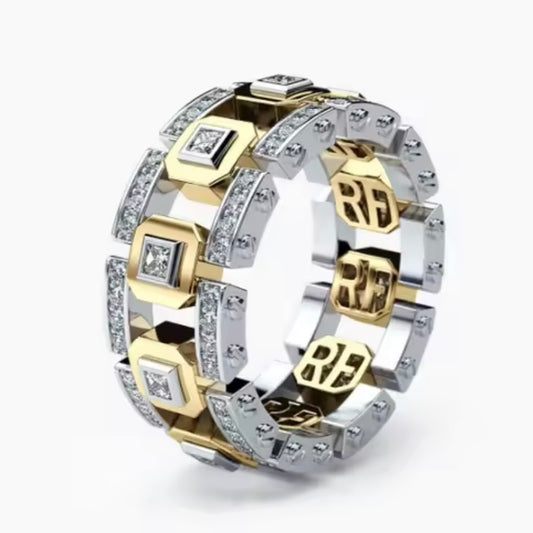 925 Sterling Zilveren Ring - Fashion Statement voor Vrouwen, Verloving en Bruiloft
