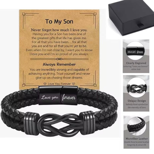 KAi Stoere Zwarte Lederen Infinity