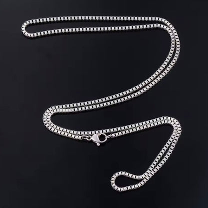 Vierkante Box Chain RVS