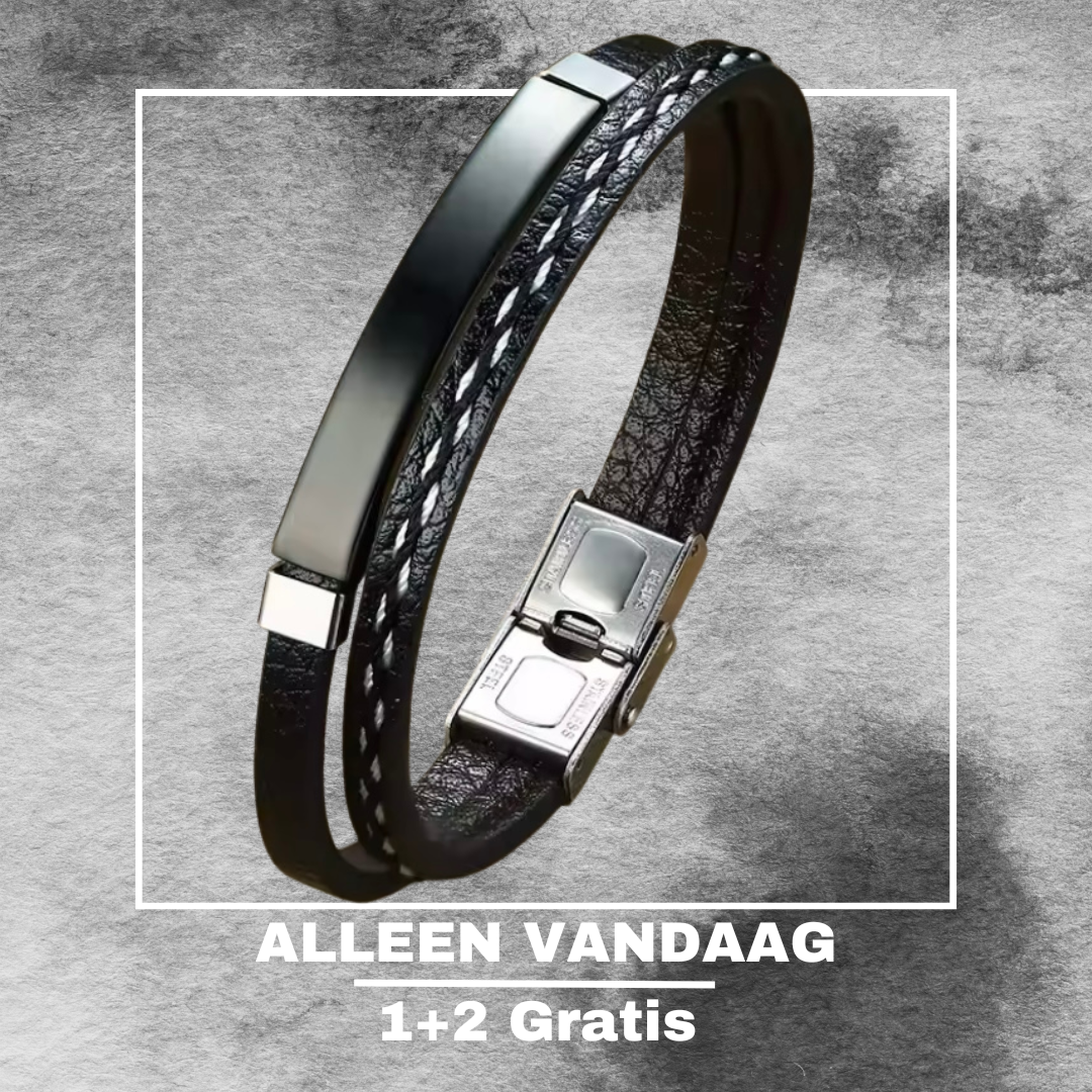 1+2 Aanbieding: Luxe Armbanden voor de Gentleman