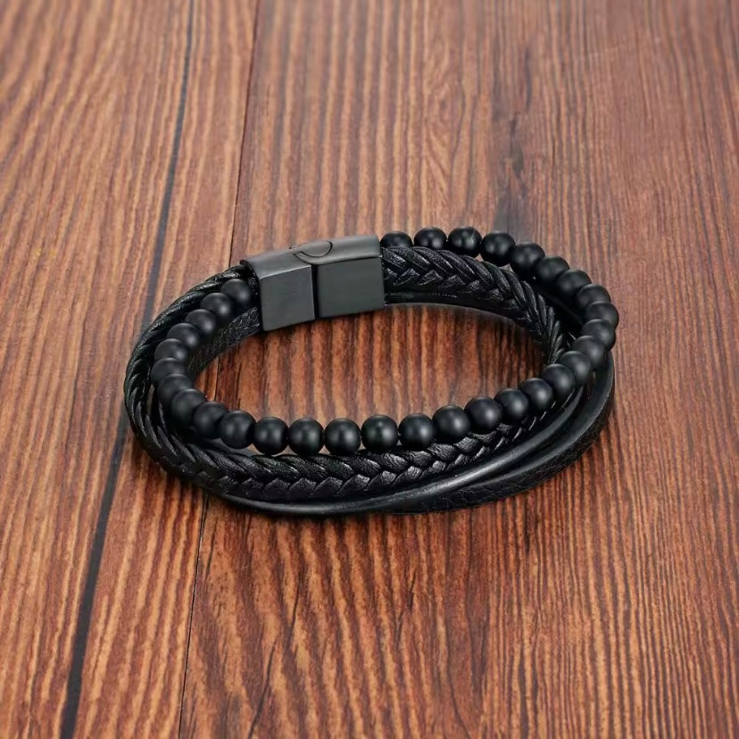 Hoogwaardige Leren Armbanden 1+1 Gratis