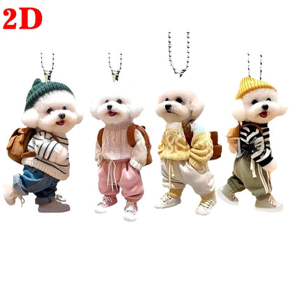 2D Dierenfiguren – Leuke Decoraties voor je Auto, Schooltas en Kerstboom
