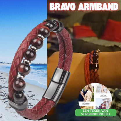 Bravo Armband – Chakra Kralen & Roestvrij Staal