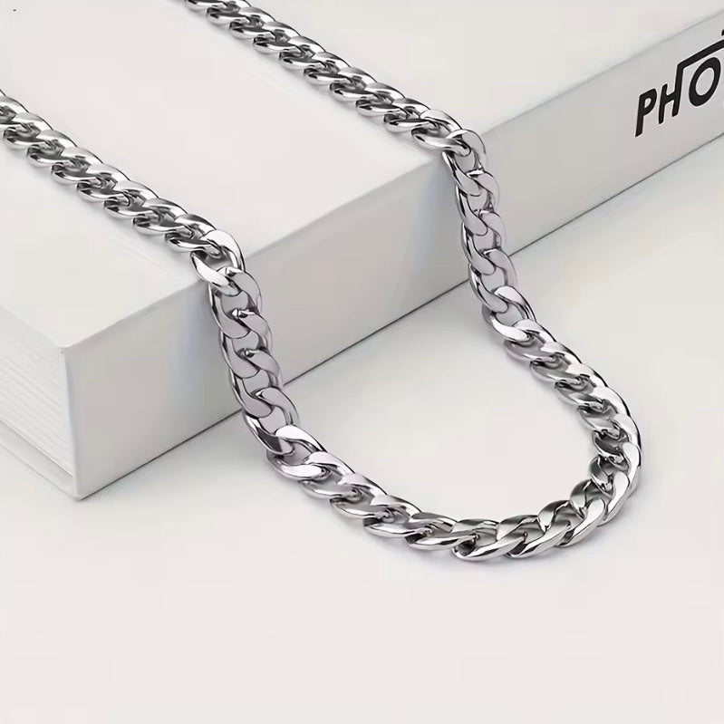 Vaderdag komt eraan! Verras je vader met een roestvrijstalen Cubaanse ketting – 1 Per Klant! ✨