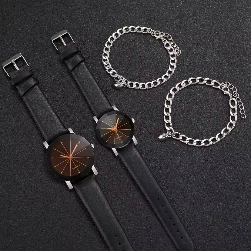 Stijlvolle Horlogeset voor Koppels – Duurzaam Design met Armbanden