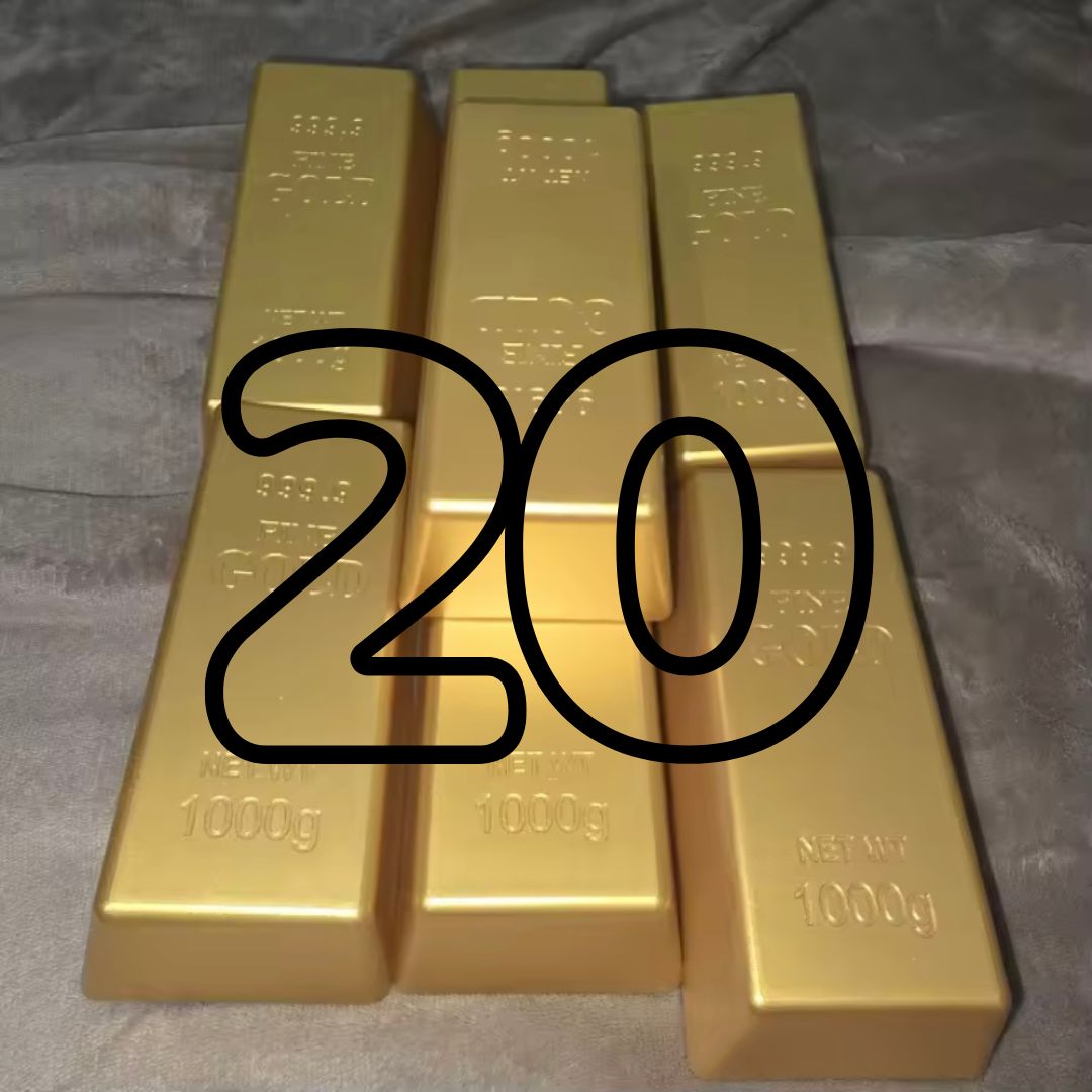 Fake Gold Bar – Realistische Goudstaaf van Plastic | Decoratie, Presse-papier & Speelgoed