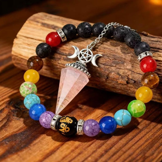 2-delige helende chakra-armband en slingerkit