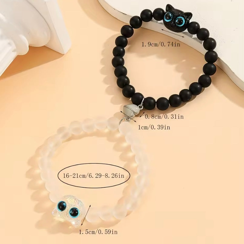 Lichtend hart en gotische kat