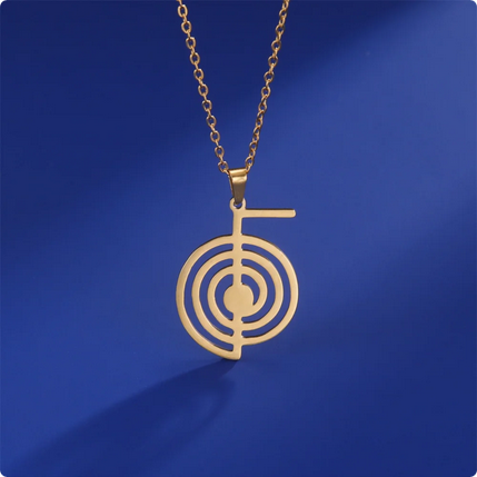 SerenityEmbrace™ Cho Ku Rei Hanger & Ketting - Roestvrij Staal, Reiki, Bescherming, Genezing