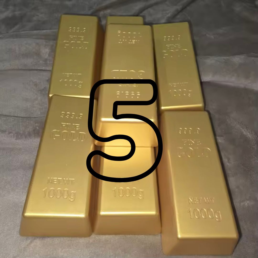 Fake Gold Bar – Realistische Goudstaaf van Plastic | Decoratie, Presse-papier & Speelgoed