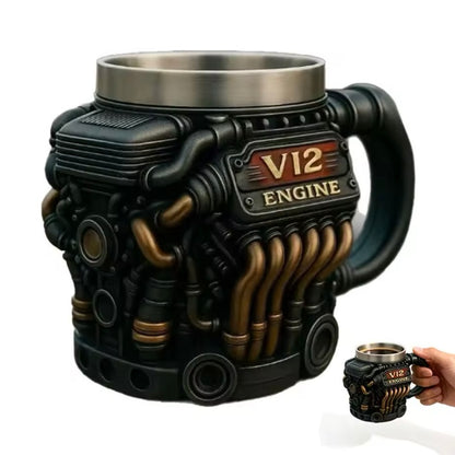 V12 Motor Koffiemok