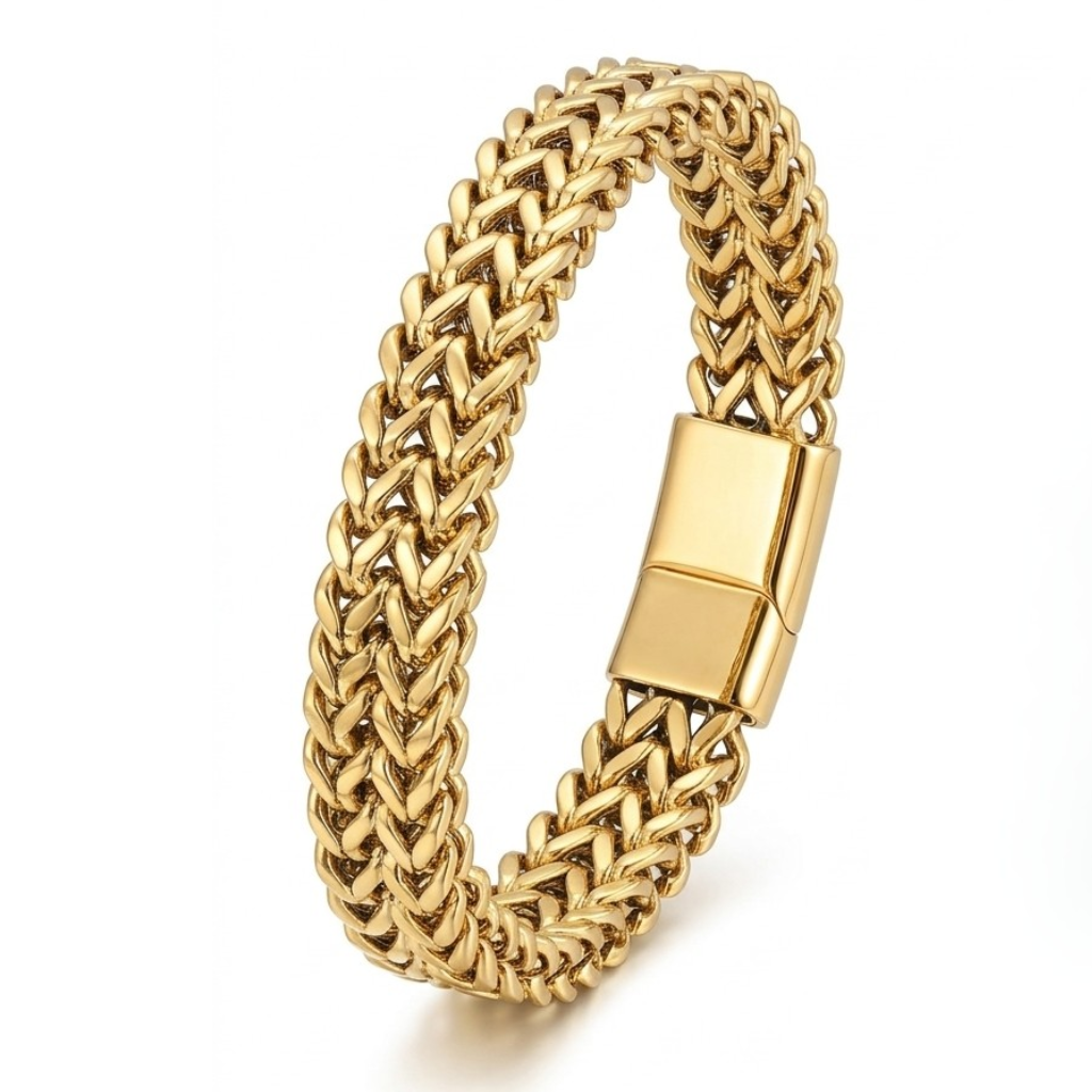 Gold Tone Bracelet - 12mm
