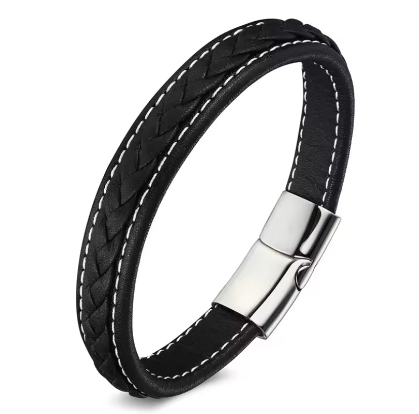 Charme Lederen Armband W - 21/23 cm