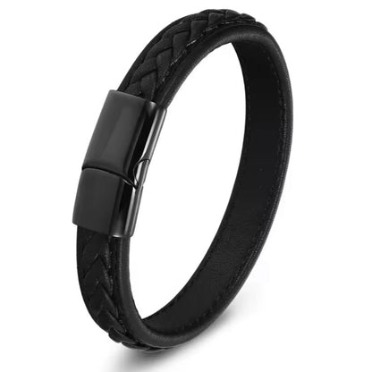 Charme Lederen Armband K - 21/23 cm